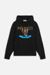 Rock Cupid Logo Relaxed Hoodie Black