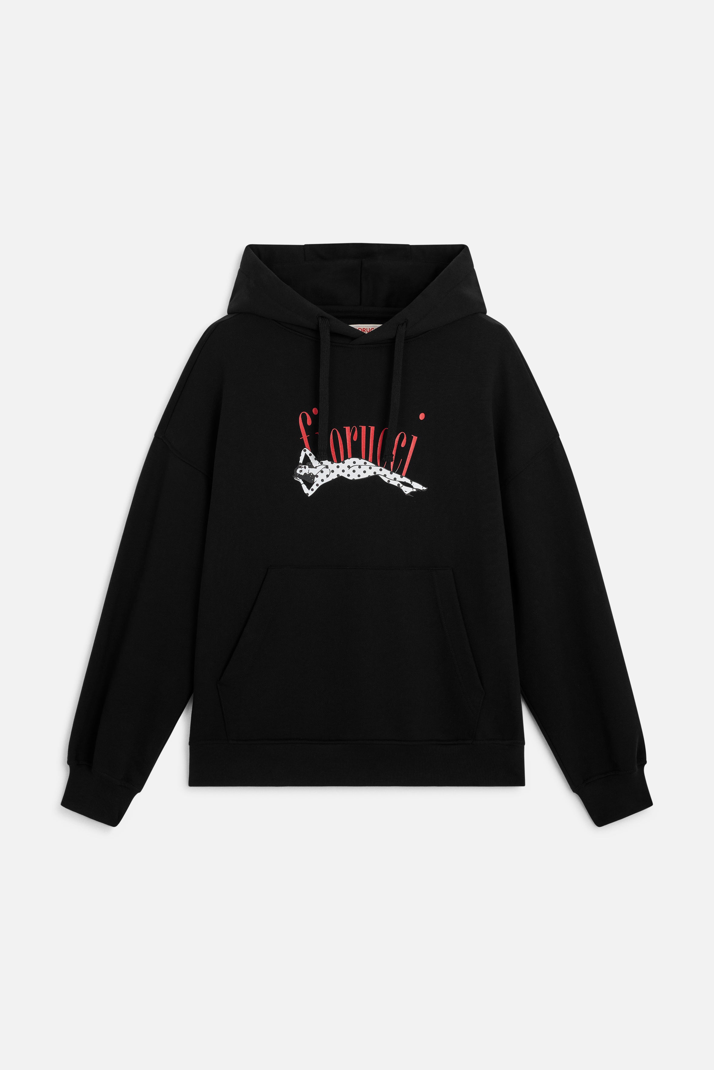 Pin Up Logo Relaxed Hoodie Black
