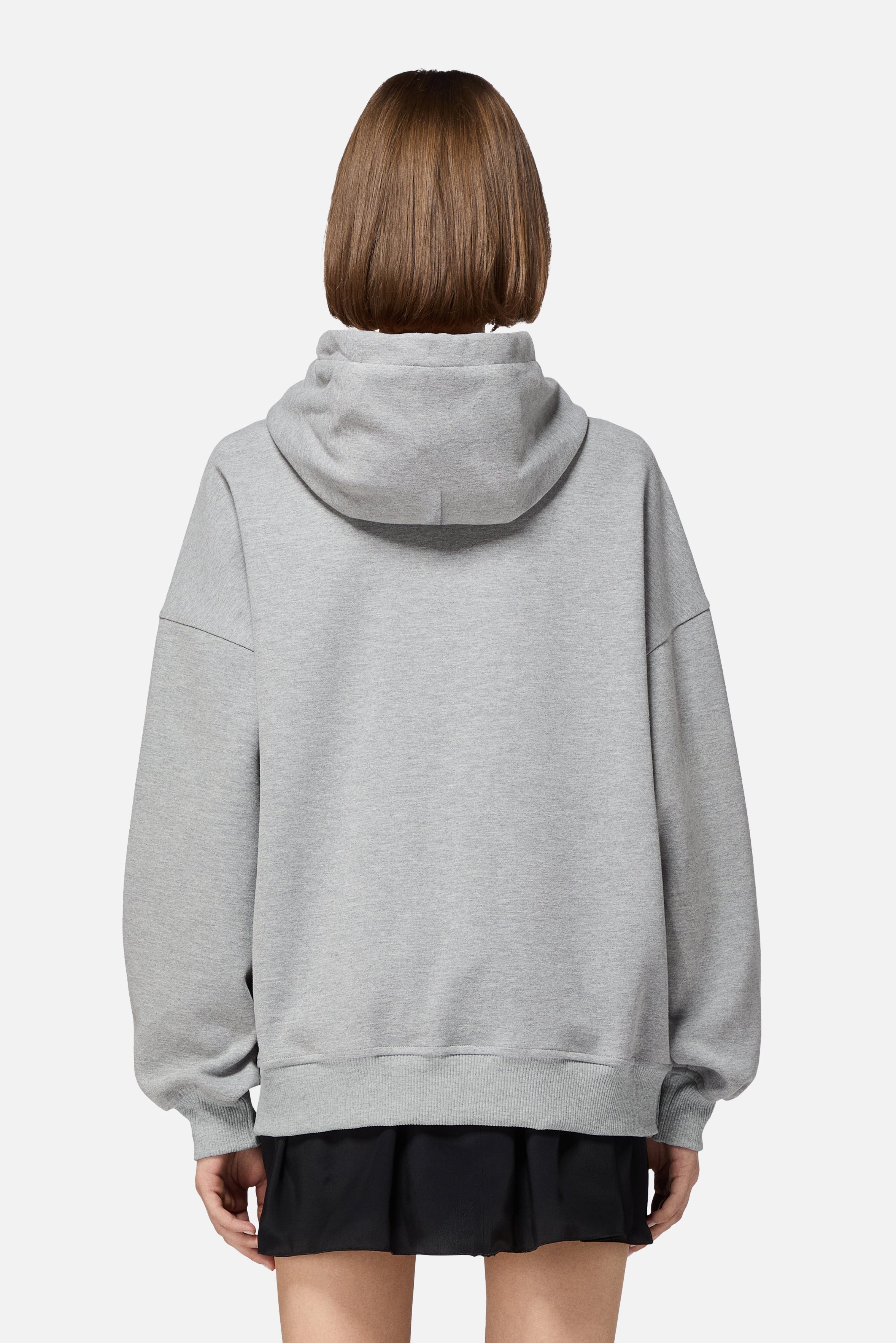 Poodle Relaxed Hoodie Grey | Fiorucci Official Online Store