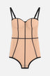 Structured Bodysuit Nude