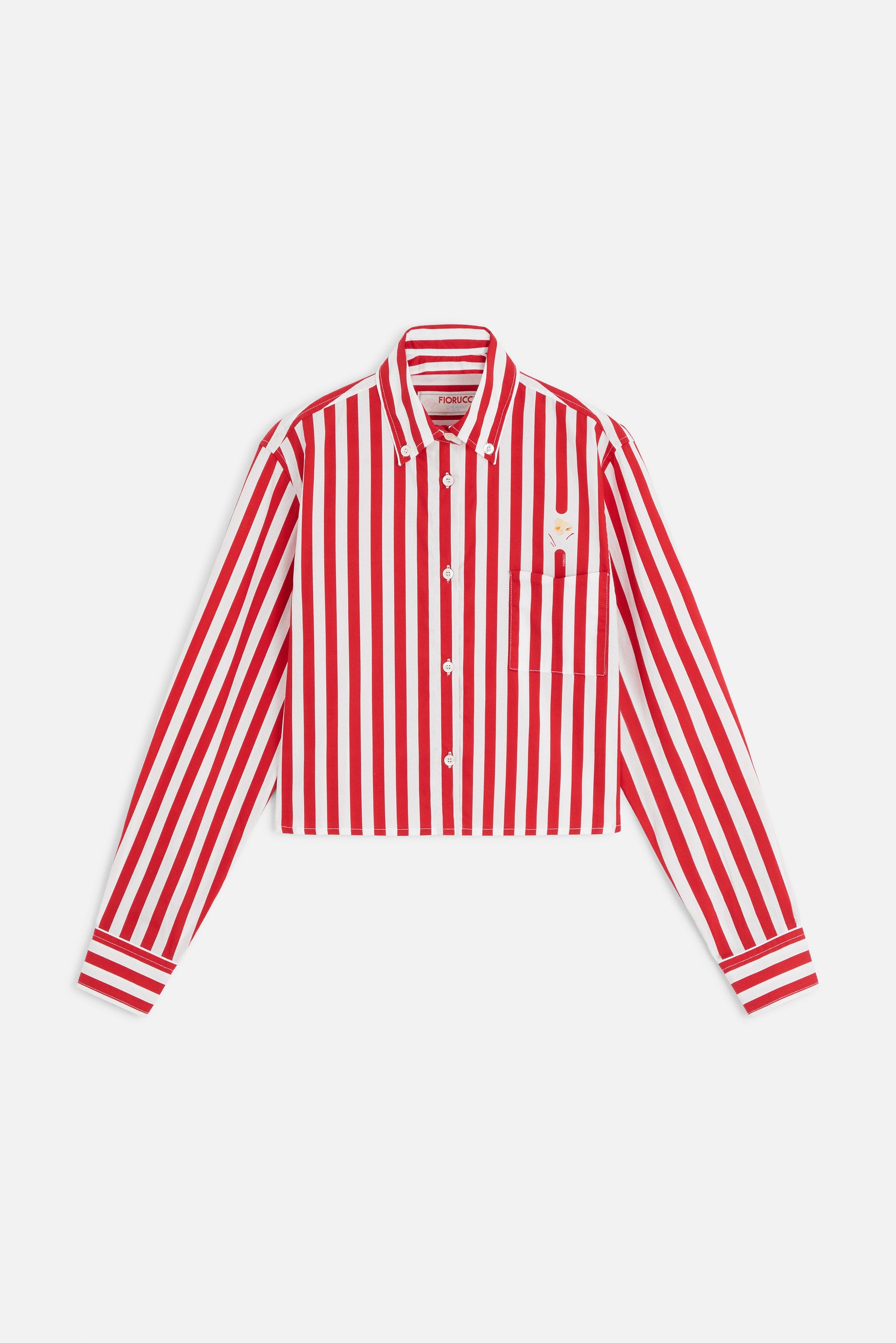 Popcorn Cropped Shirt