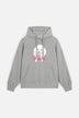 Poodle Relaxed Hoodie Grey